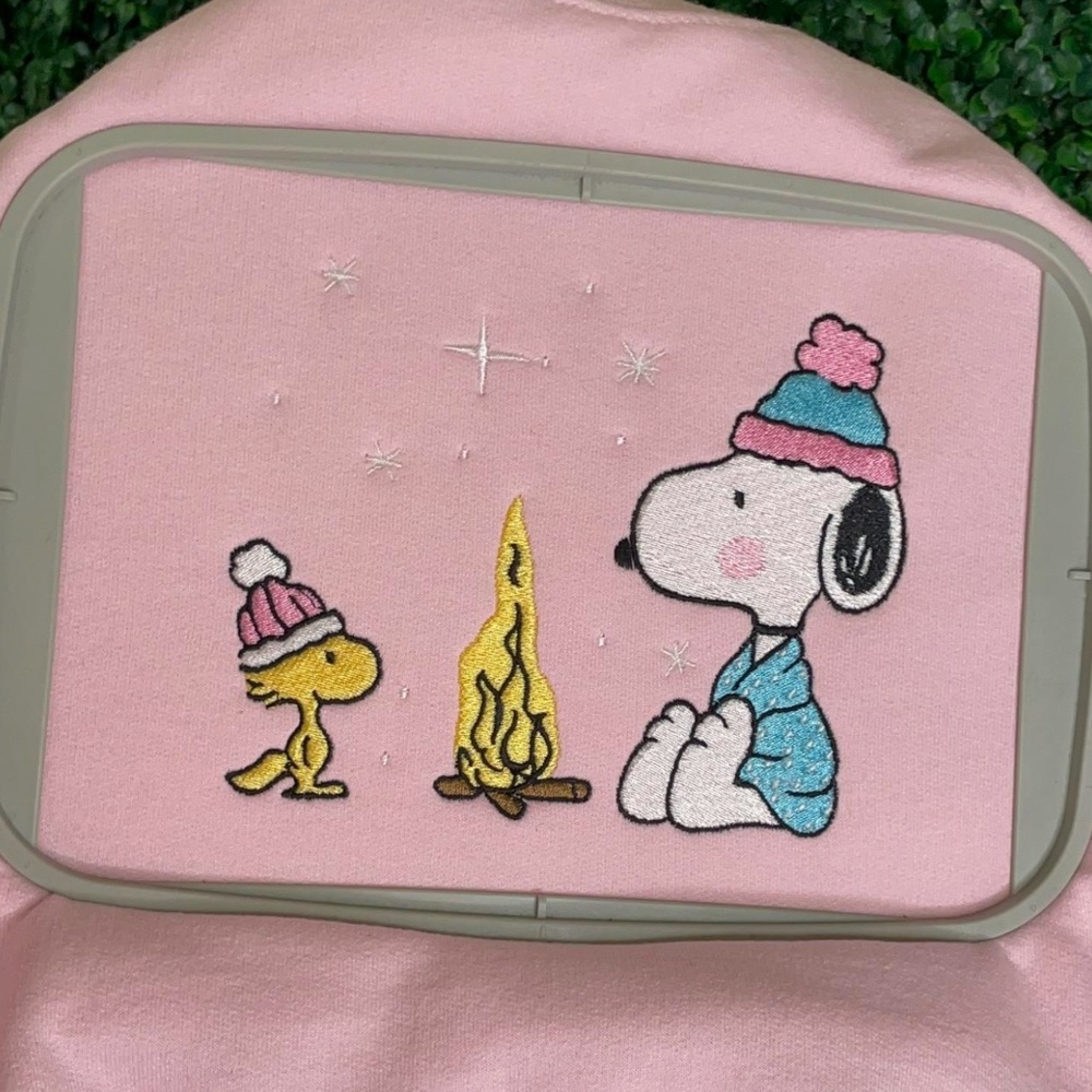 Snoopy winter embroidered Sweater